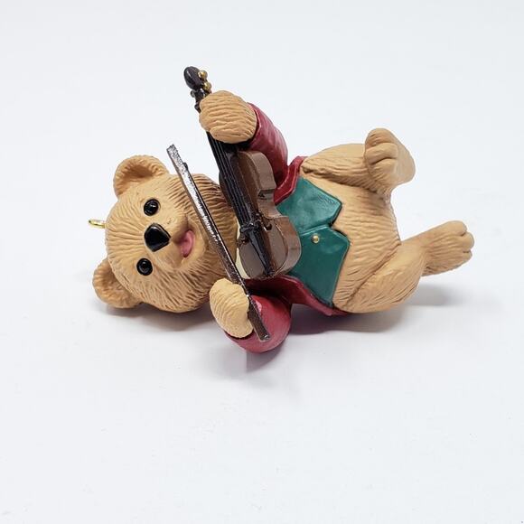 1991 Hallmark Fiddlin’ Around Handcrafted Keepsake Holiday Christmas Ornament - Picture 3 of 5